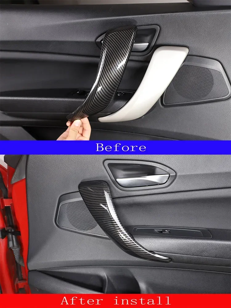 Adesivo In ABS Carbon Fiber Per BMW Serie 1 E 2 - Copertura Per Console Centrale, Decorazione Interni - Foto 8