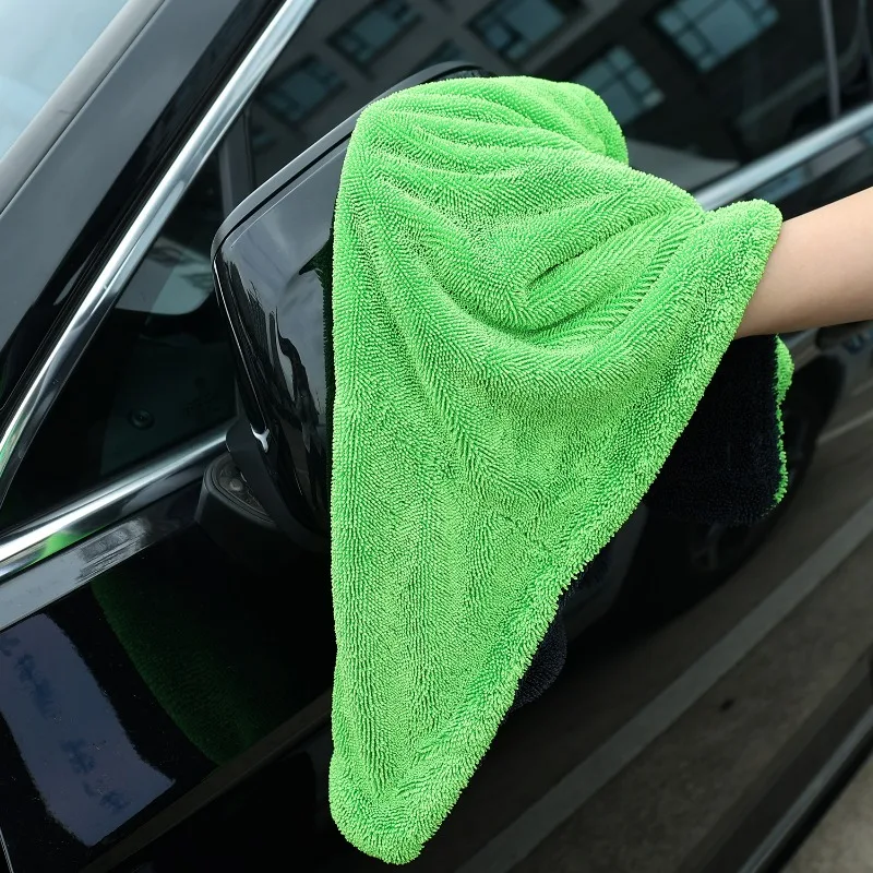 1200GSM Twist Loop Microfiber Towel Large Double Sided Car Drying Towel Super Absorbent and Scratch-Free for Auto Detailing Rag