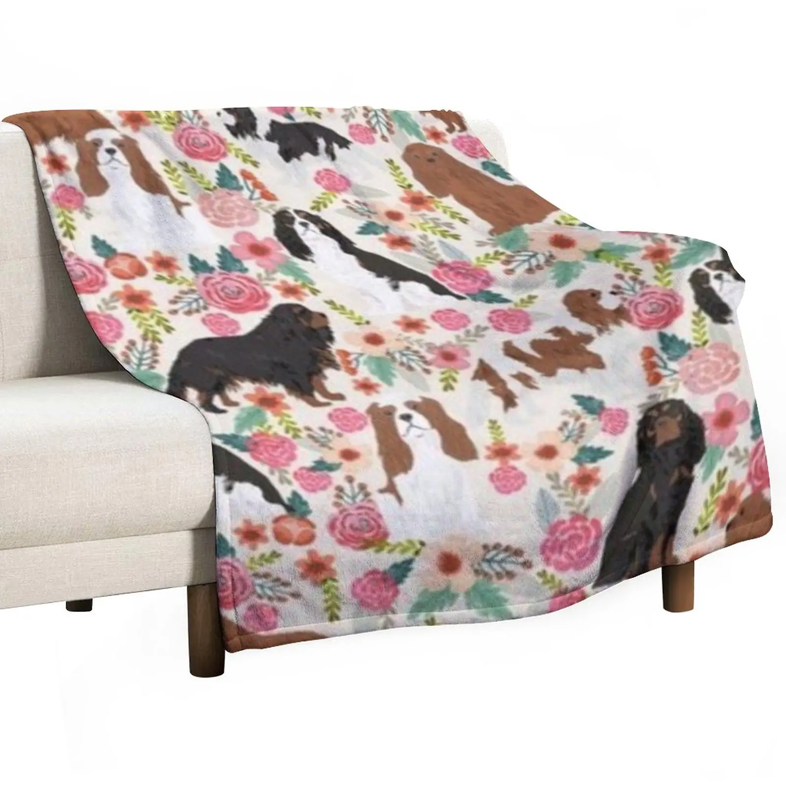 

CAVALIER KING Throw Blanket Hairy Blankets Soft Big Blanket