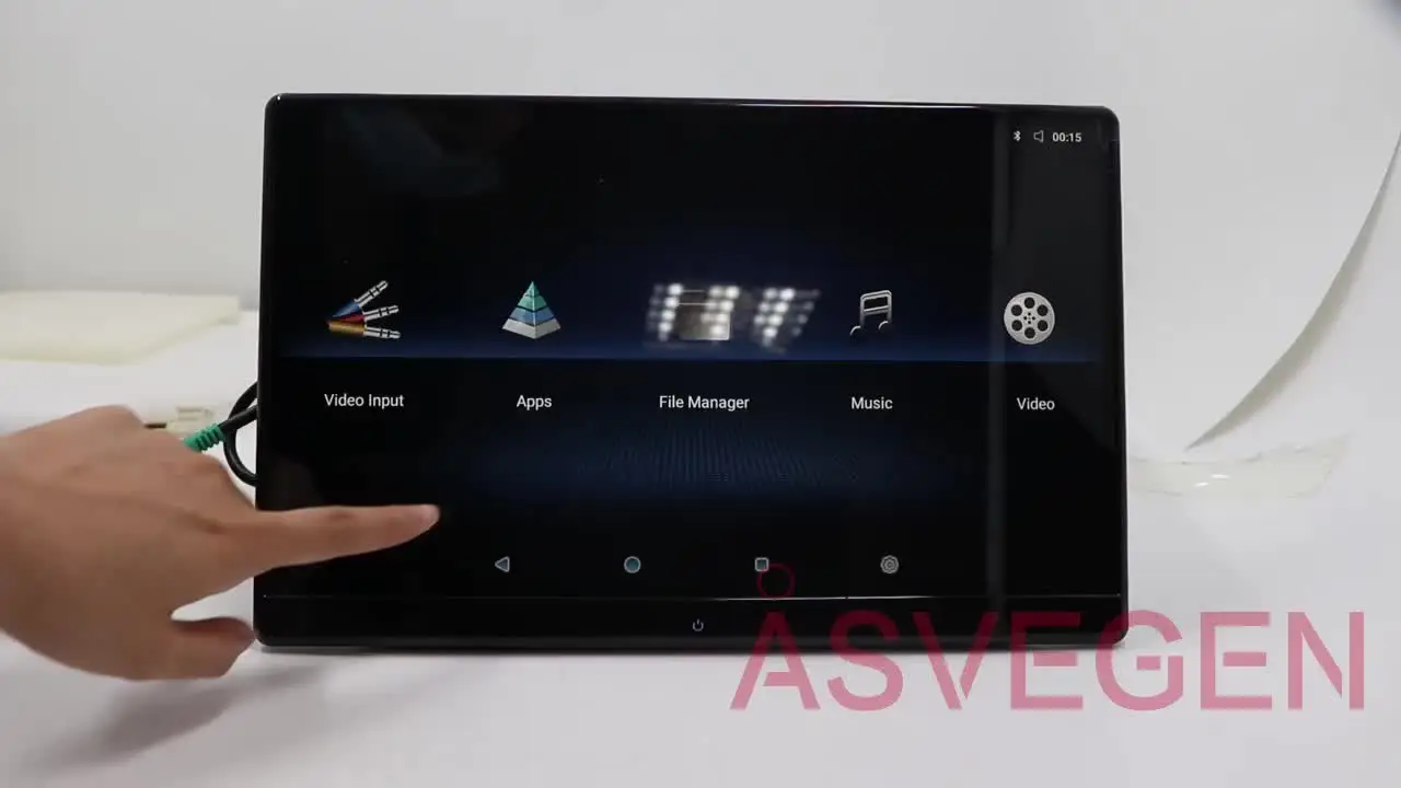 ユニバーサル14インチ4K Android 16ヘッドレストモニター 16色