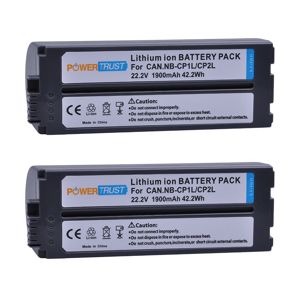 OHZHAO Upgrade 2500mAh NB-CP2L CP1L Akku Ladegerät Adapter für Canon