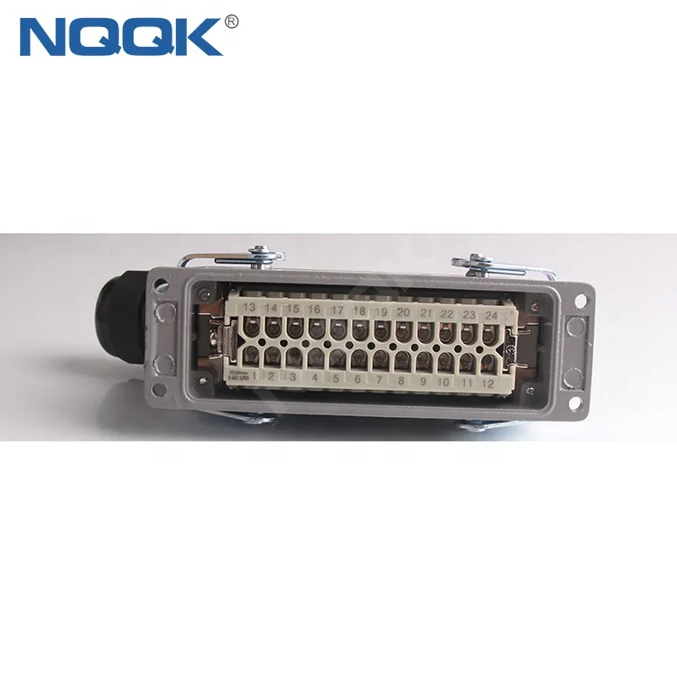 

24 pins Heavy Duty connectors male-female with casing