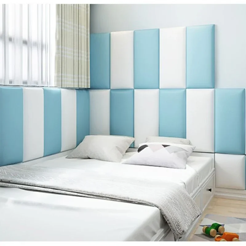Kids Bed Headboard Bedroom Head Board Childern Room Nursery Anti-collision Wood Wall Panels Home Decoration Tete De Lit