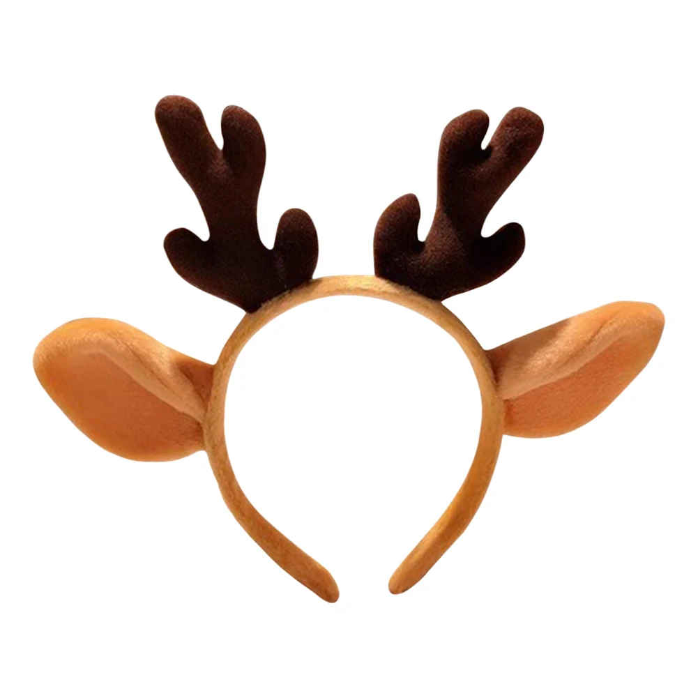 Reindeer Antlers Headband Antler Headband Reindeer for Women Holiday Party Decorations