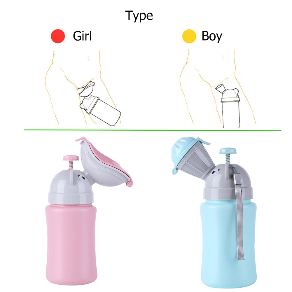 Baby Travel Urinal Pot ABS Kid Portable Urinal Toilet Potty Training Baby Boys Girl Car Outdoor Travel Supply 6