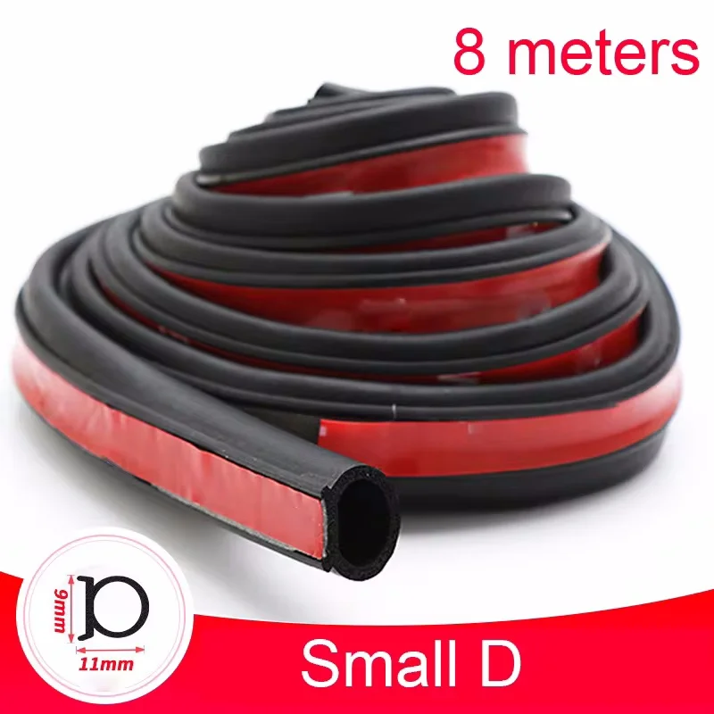 Car Door Seal Strip 8m Auto Rubber Sealant