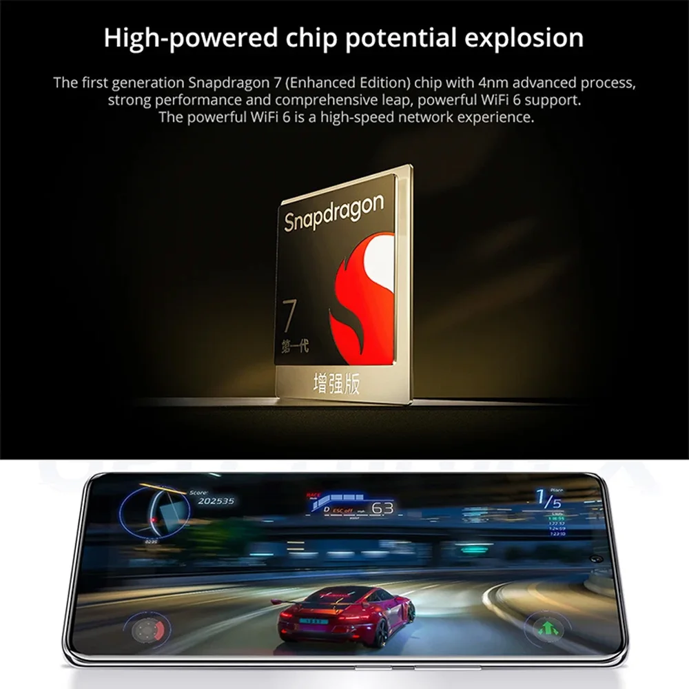 HONOR 90 Global Version 5G Smartphone 200MP Ultra-Clear Camera Snapdragon 7 Gen 1 5000mAh Battery 66W Supercharger 6.7" Display 4