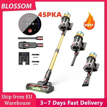 Blossom V22 45kPA Cordless Handheld Vacuum Cleaner Touch Screen Smart Dust Sensor Auto Speed Control for Home Carpet Clean 1