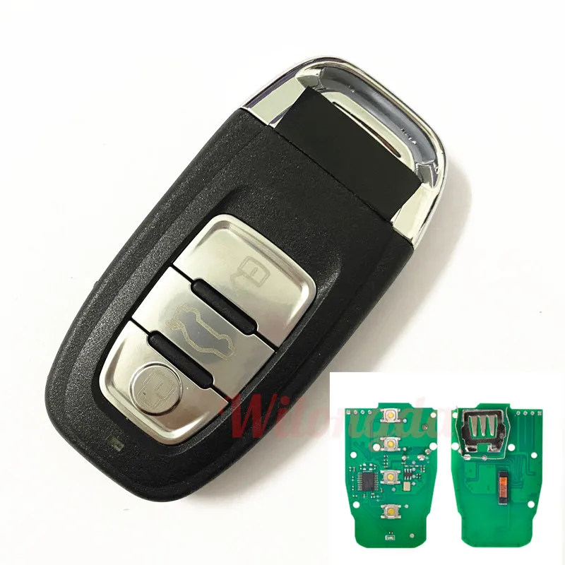 

Автомобильный Дистанционный ключ для Audi A4 A4L A5 Q5 S5 8T0959754C 8T0959754F 8K0959754E/G 8T0959754D/J 8K0959754H 315/433/868MHzCar Remote Smar