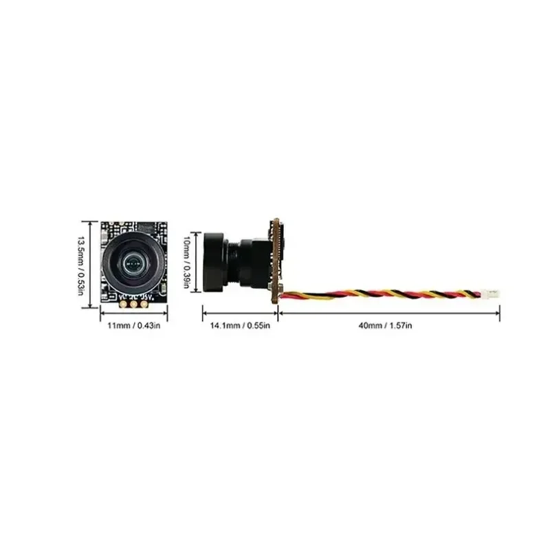 BETAFPV C03 Micro Caméra FPV 2.1mm 160° CMOS 1/3" pour M03 VTX