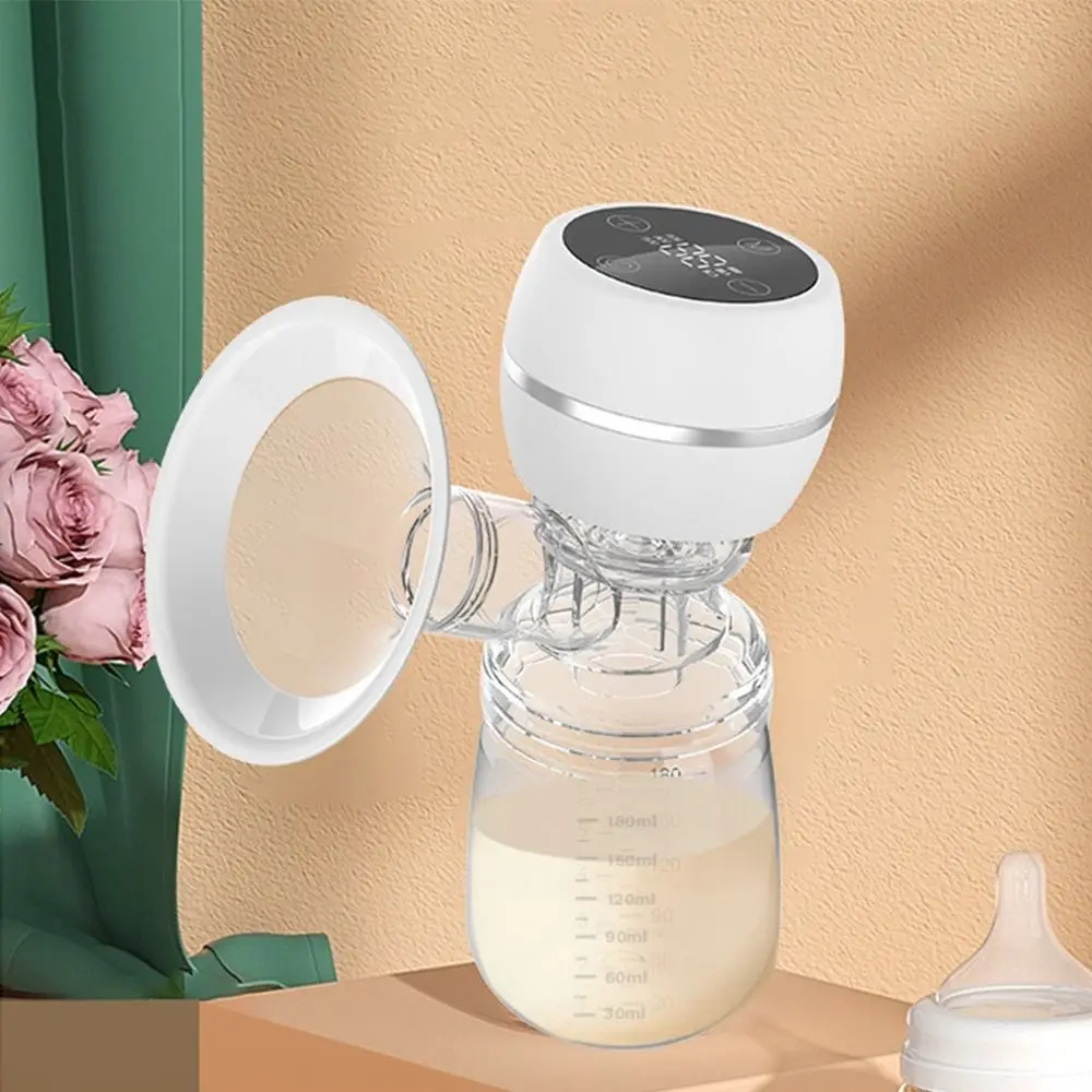 Electric Breast Pump Silent Intelligent Integrated Breastmilk Pump Massage Painless High Suction Breast Milk Bottle