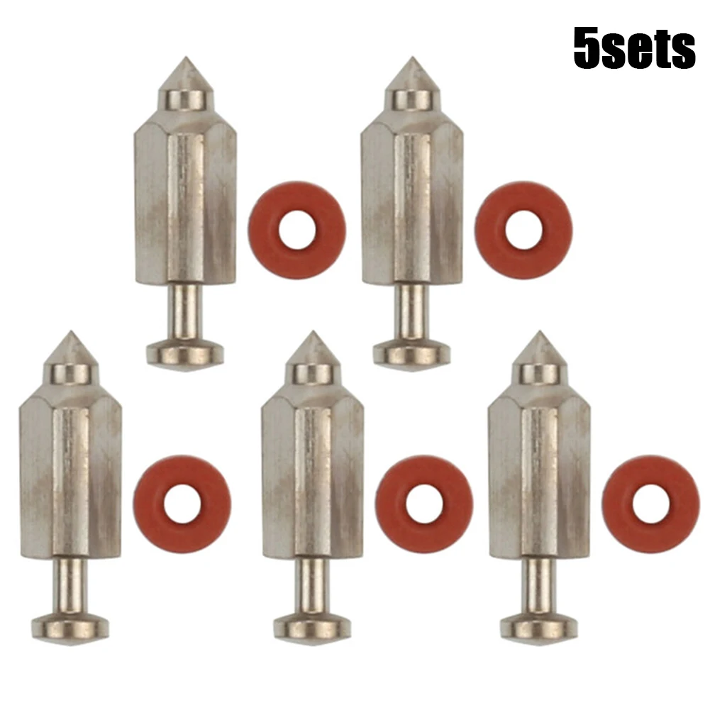 5pcs carburetor float valve needle seat valve carburetor kit for briggs