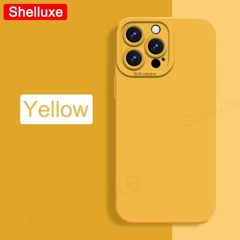 Premium Liquid Silicone Square Soft Case - Shelluxe Series