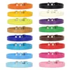 Colorful Leather Puppy Cat Collar Cute Kitten Necklace Name Personalized Collar for Cats Dogs Pet Supplies Accessories Harness 1