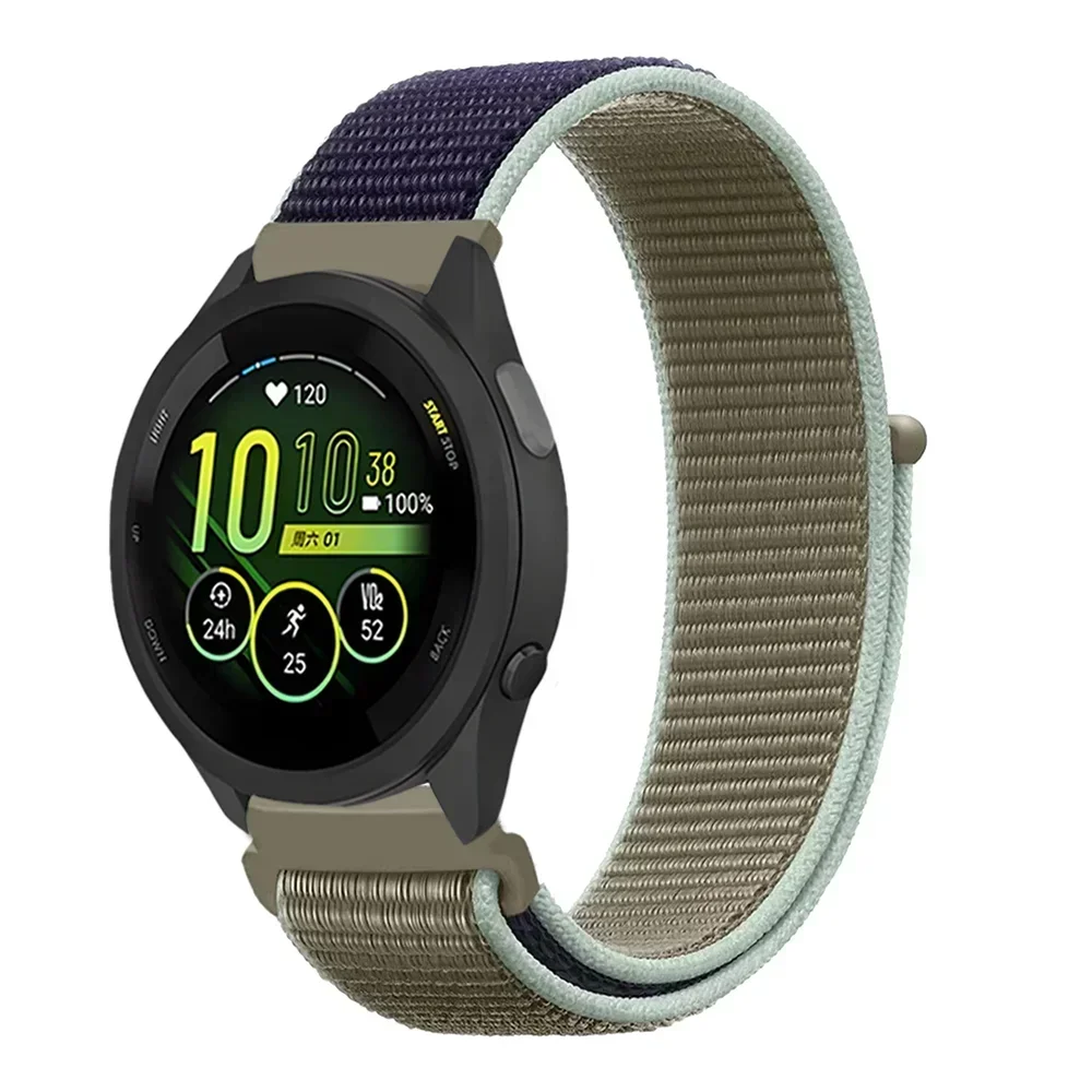 Nylon Braided Loop Sport Bracelet Wristband - 20/22mm Strap