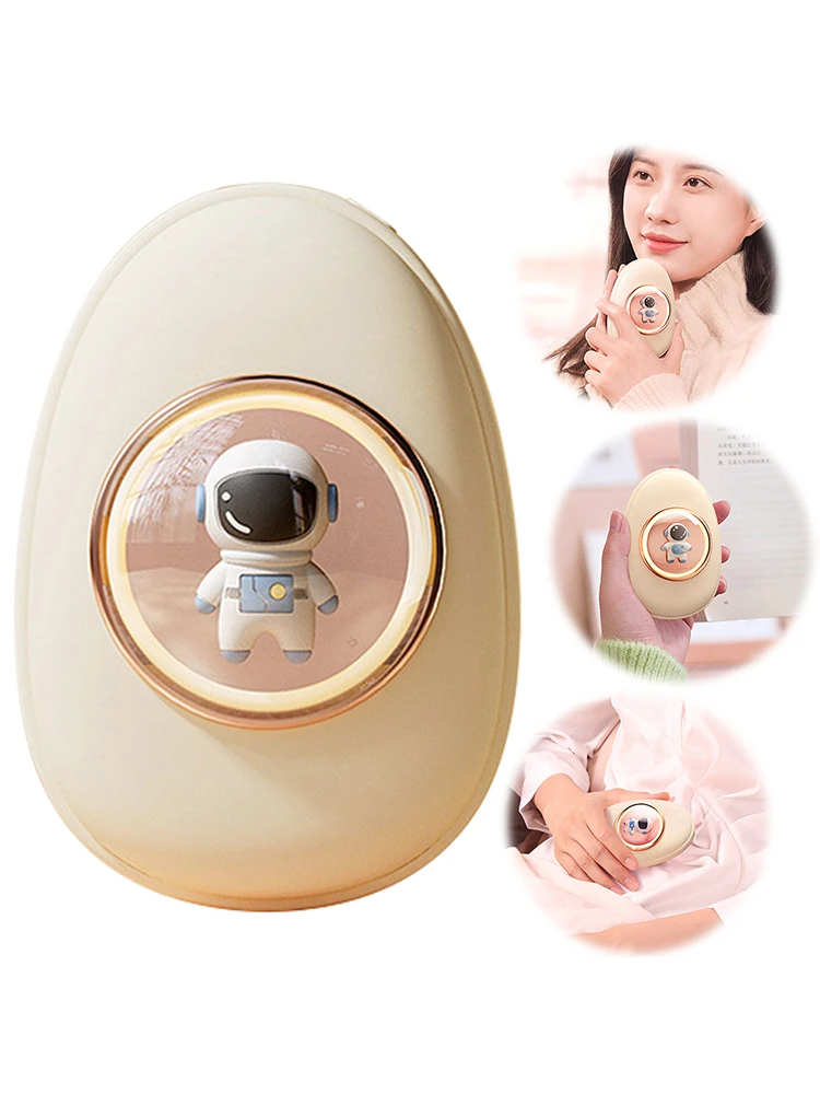 Portable Hand Warmer Electric Hand Warmer 3 Gear Pocket 3 in 1 Power Bank Heater with Light for Indoor Outdoor
