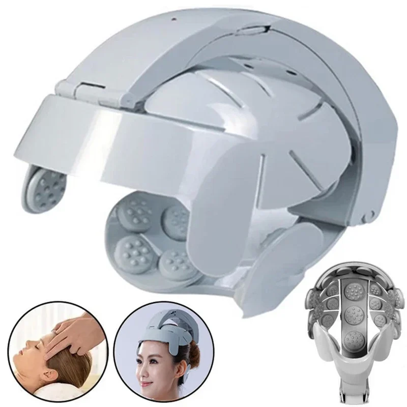 Electric Head Massage Relief Improve Sleep Vibration Relaxation Health Care Device Relax Easy Acupuncture Point Brain Massager