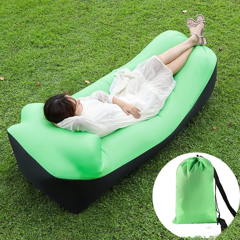 Trend Outdoor Products Fast Infaltable Air Sofa Bed Good Quality Sleeping Bag Inflatable Air Bag Lazy bagBeach Sofa 240*70cm