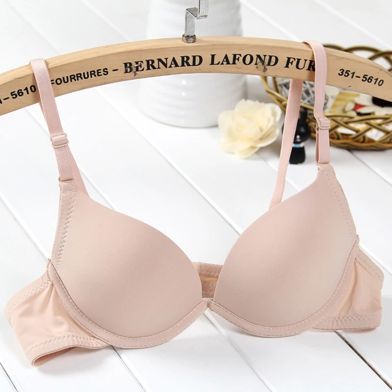 Female Bra Summer Breathable Student Single Breasted Sexy Cute Gathered Smooth Seamless Comfortable Girl's Bra 5