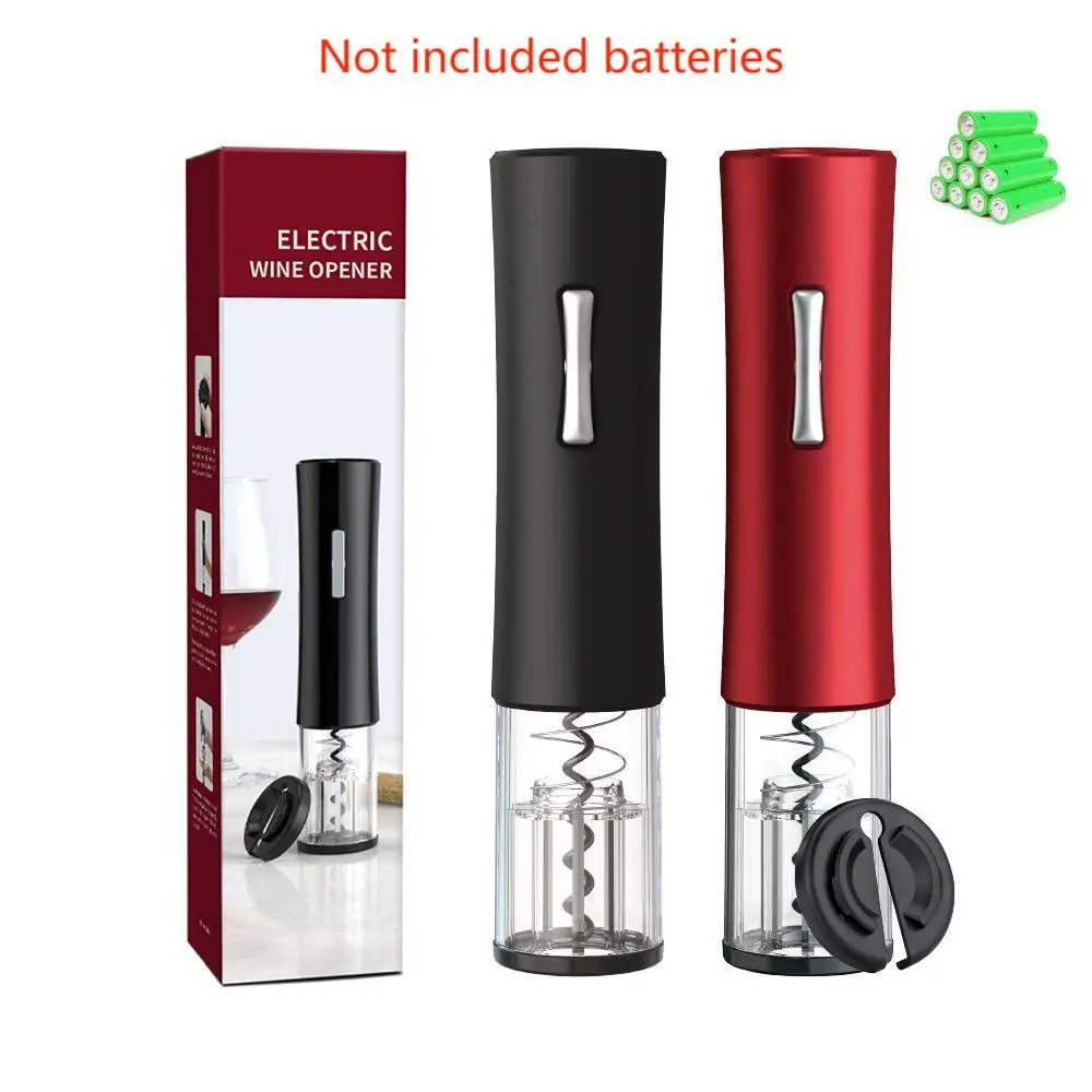 Battery Type Bottle Opener Electric Red Wine Bottle Opener Automatic Wine Bottle Opener  Kitchen Appliance best gift safety technology air pump opener corkscrew and stopper 4 in1 electric wine bottle opener set for kitchen equipment