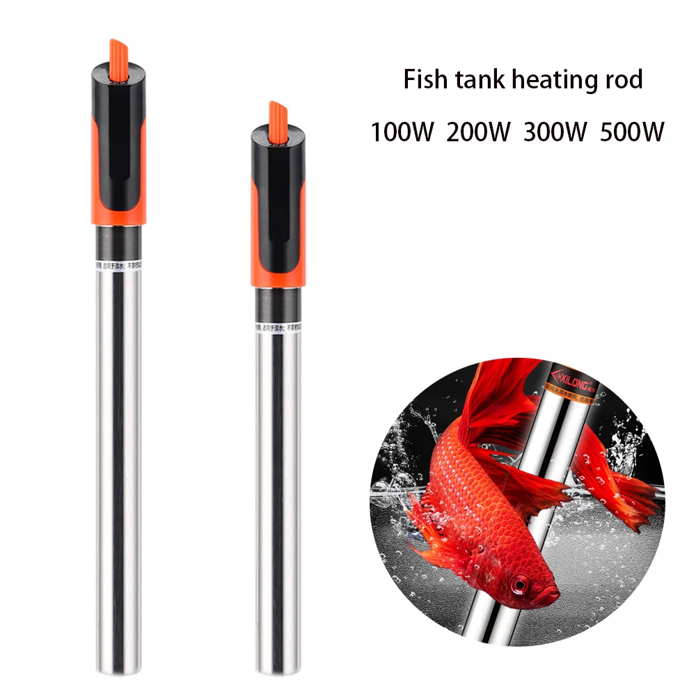 Aquarium Heater Rod Stainless Steel Adjustable 17-35degree Celsius to Control Temperature Heat water for Fish Tank 50W~500W aquarium heater rod