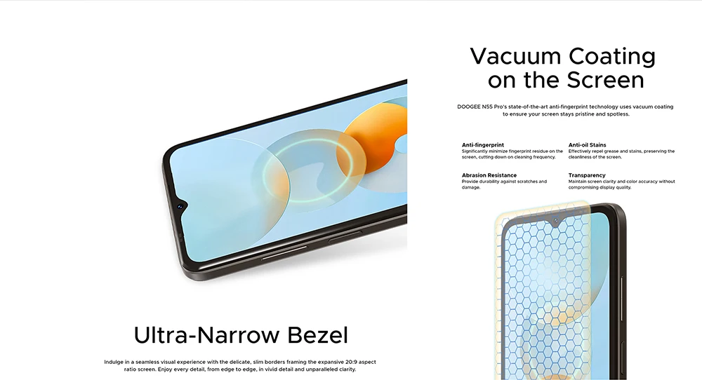 DOOGEE N55 Android 14 Smartphone 6.56 « HD Sba04b67fd3ed453694c77e953d3653fcp