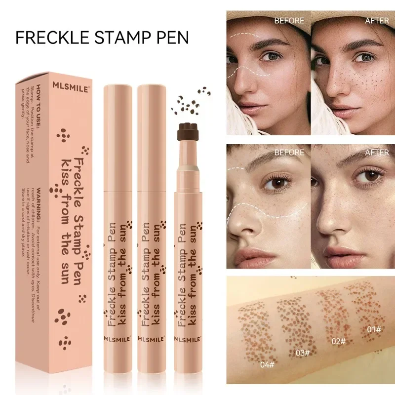 Painting Freckles Stamp Lifelike Fake Freckles Pen Liquid Freckle Stamp Dot Spot Pen Embellishment Waterproof Lasting Cosmetics