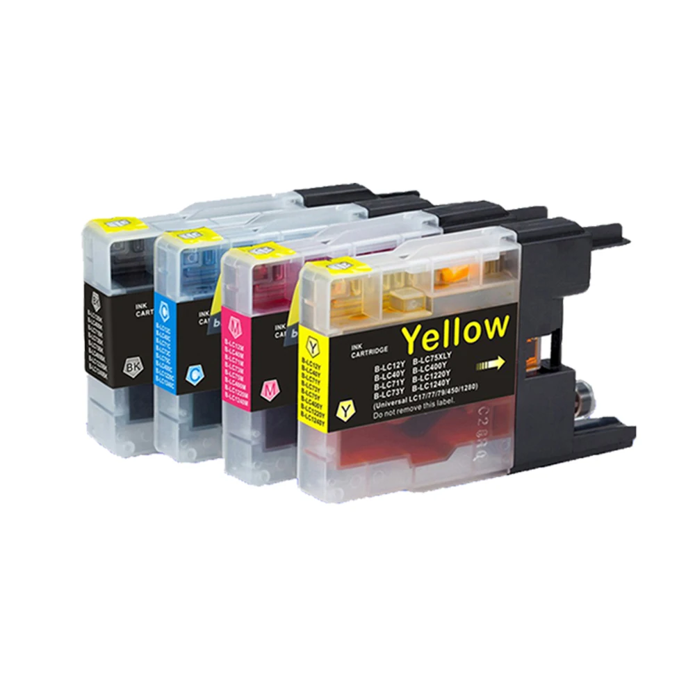 Cartucho de Tinta Compatível com o Irmão Lc1240 Lc1280 para o Irmão Mfc J6510dw J6710 J6910dw J6710dw J430w J5910dw J625dw Impressora - Imagem 6