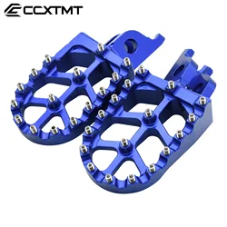 Enhanced Motorcycle Foot Peg Pedals and Footrests (For Honda Blue)
