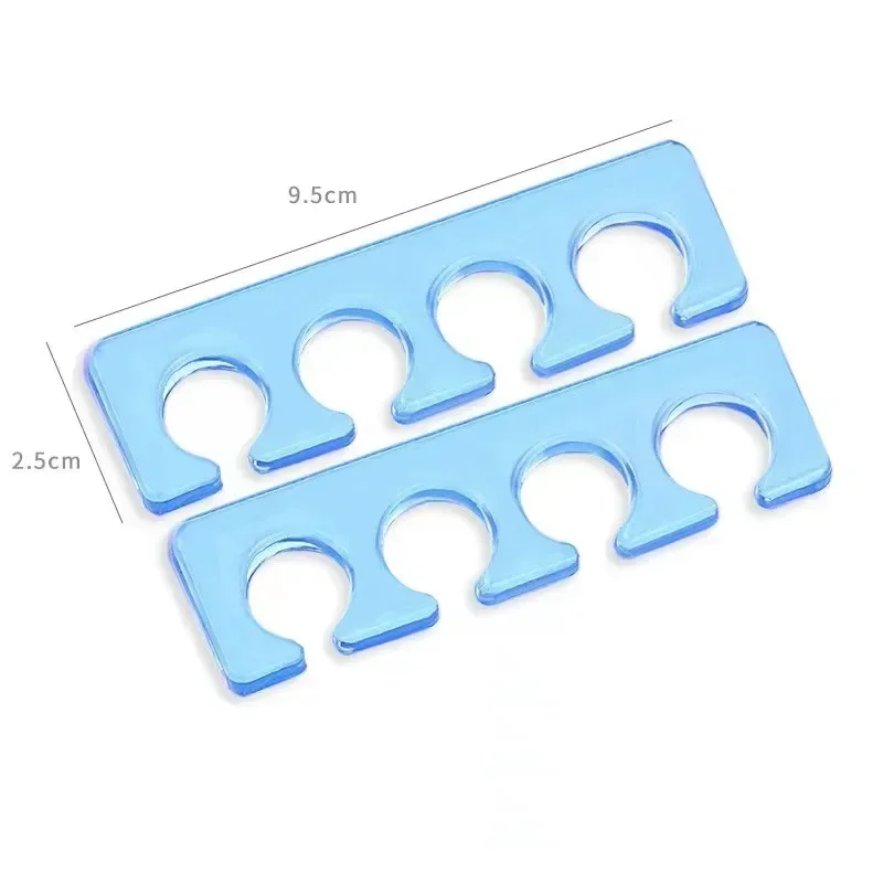 Soft Silicone Manicure Pedicure Nails Finger Separator Flexible Finger Toe Spacer Separation Straighteners Nail Splitter