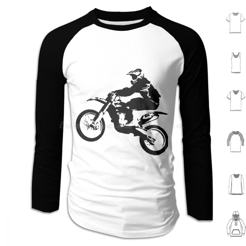 

Dirt Bike Cool Hoodie cotton Long Sleeve Dirt Bike Dirtbike Sports Sport Extreme Exercise Fun Adventure Outdoor Dirt Bike Kdx