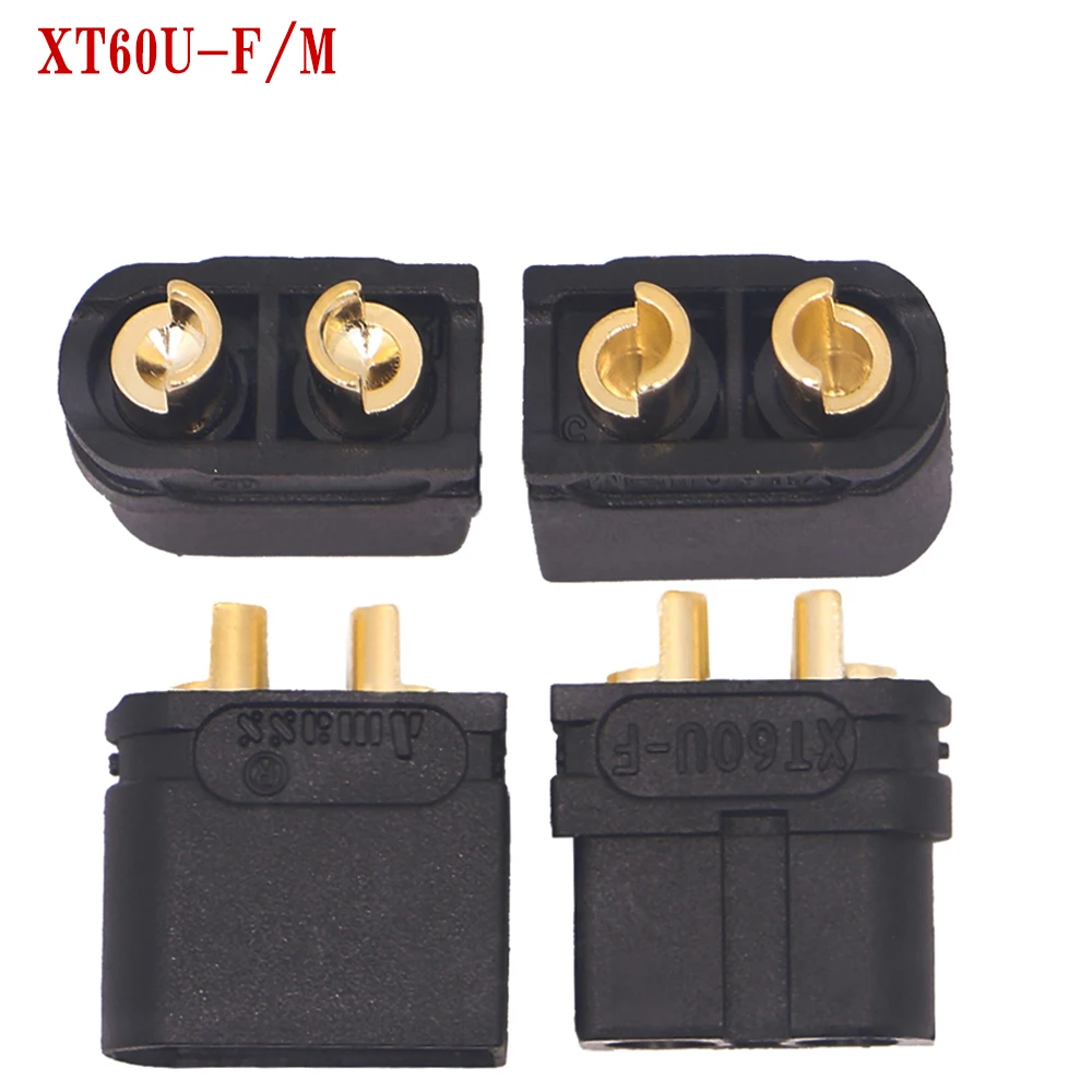 Amass XT60 XT60H XT60U XT60PW XT60PB XT60PT XT90 10/20/50Pairs Male Female Bullet Cnnectors Plug with Sheath for RC Lipo Battery – Image 4