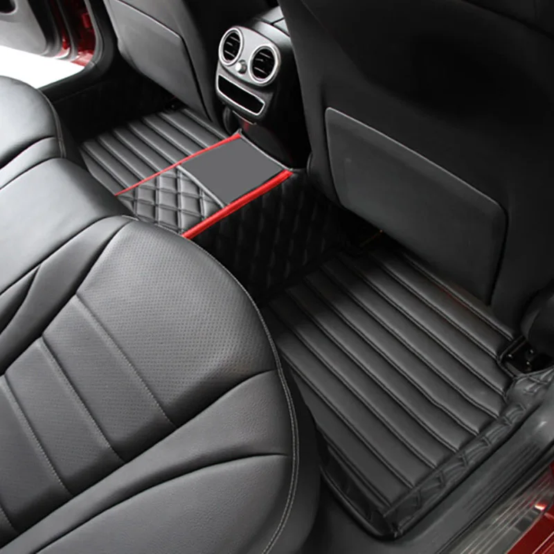  Voiture Cuir Tapis Coffre Pièces Intérieures Cuir Tapis Coffre  Voiture Personnalisés pour VW pour Golf 7 MK4 pour 2012 2015 Tapis  Accessoires Tapis Coffre Coffre (Couleur : Black 1)