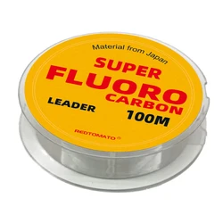 Premium Clear Fluorocarbon Coated Fishing Line - 220M Carbon Fiber Leader - 0.50mm (100m)