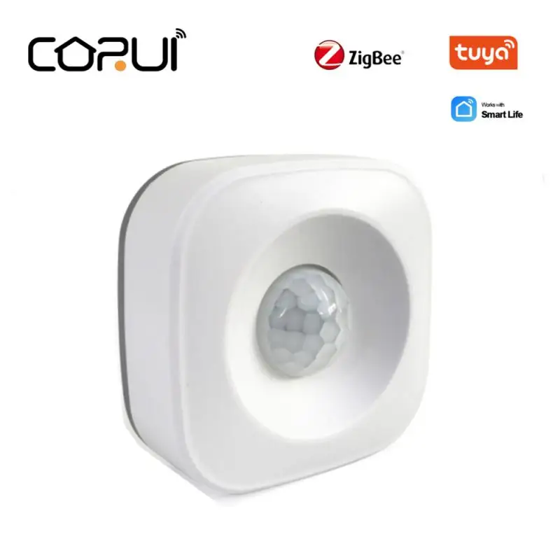 

CORUI Tuya Smart Zigbee Human Body Sensor Smart Life Remote Control Smart Body Movement PIR Motion Sensor Use With Gateway