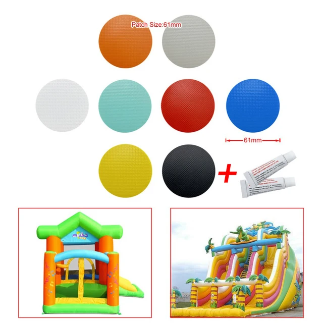 20 Toppe Autoadesive Riparazione PVC - Per Gommoni, Piscine, Kayak | Kit Riparazione Veloce - Foto 10