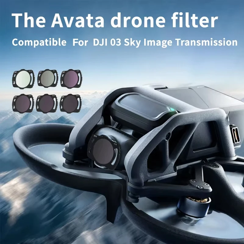 Adjustable ND Filters Set For DJI Avata O3 Sky End