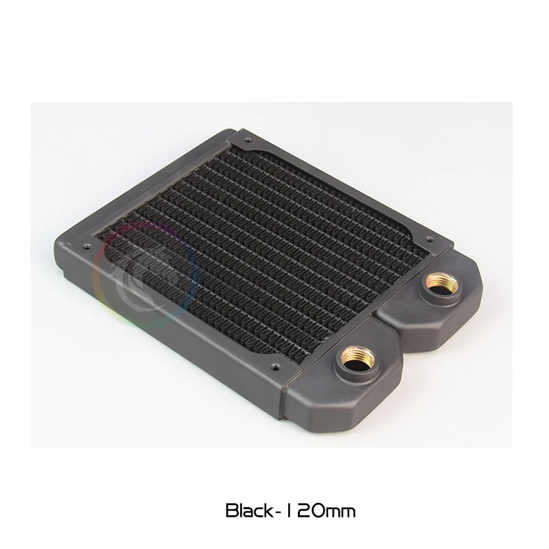 Dissipatore D'Acqua Per PC 120mm | Radiatore In Rame A 12 Tubi, Filettatura G1/4 - 2