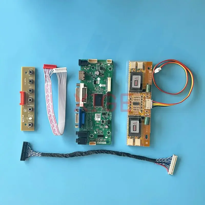 

For M170E4 M170E5 M170E6 MT170EN01 Controller Driver Board 1280*1024 LVDS-30Pin LCD Matrix 4CCFL HDMI-Compatible DIY Kit DVI VGA
