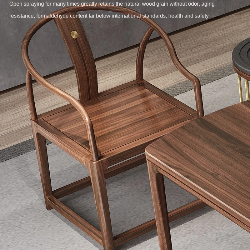 

XK диван-стул, комплект из трех предметов, Новый деревянный стул в китайском стиле, твердый семейный чайный столик, набор из трех предметов