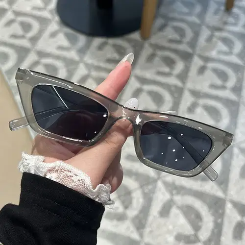 Cat Eye Shape Sunglasses Beach Sun Protection Sun Glasses Fashion Shades 90s Glasses Summer Eyewear - Image 7
