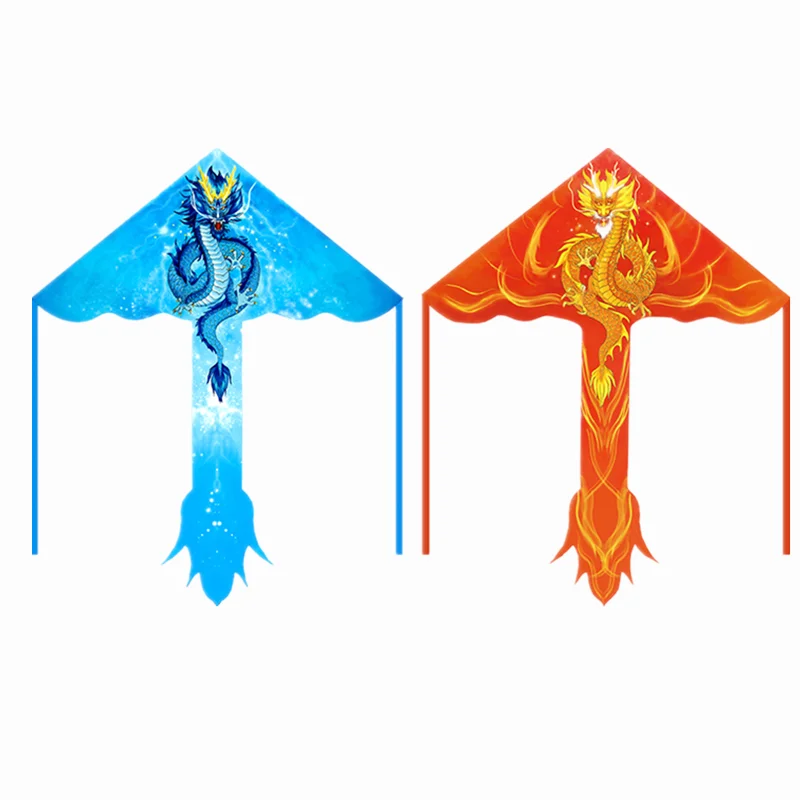 

free shipping dragon kites flying toys for children kites reel nylon ripstop kites line birds kites factory japanese fish kite