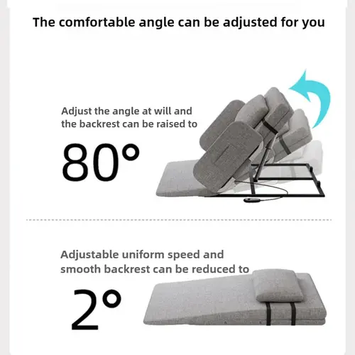 Electric Get Up Assist Home Elderly Get up Nursing Bed Cushion Back Automatic Lifting Backrest Back Lifter Automatic - Image 3
