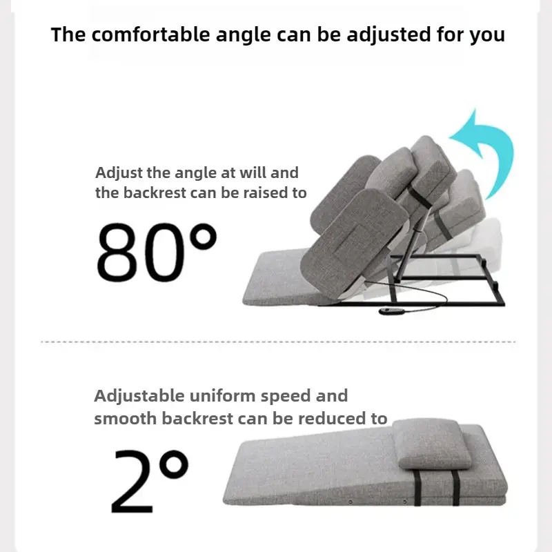 Electric Get Up Assist Home Elderly Get up Nursing Bed Cushion Back Automatic Lifting Backrest Back Lifter Automatic - Image 3