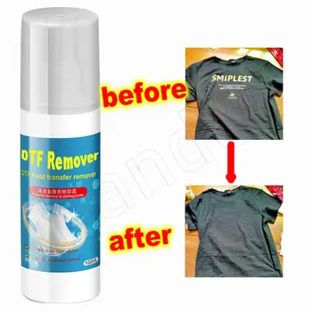 Dtf Remove Liquid Textile Vinyl Dtf Remover Ink Clothing for Garments Cloth Tshirt DIY Cricut Ink Cleaner Solution Accessories 1