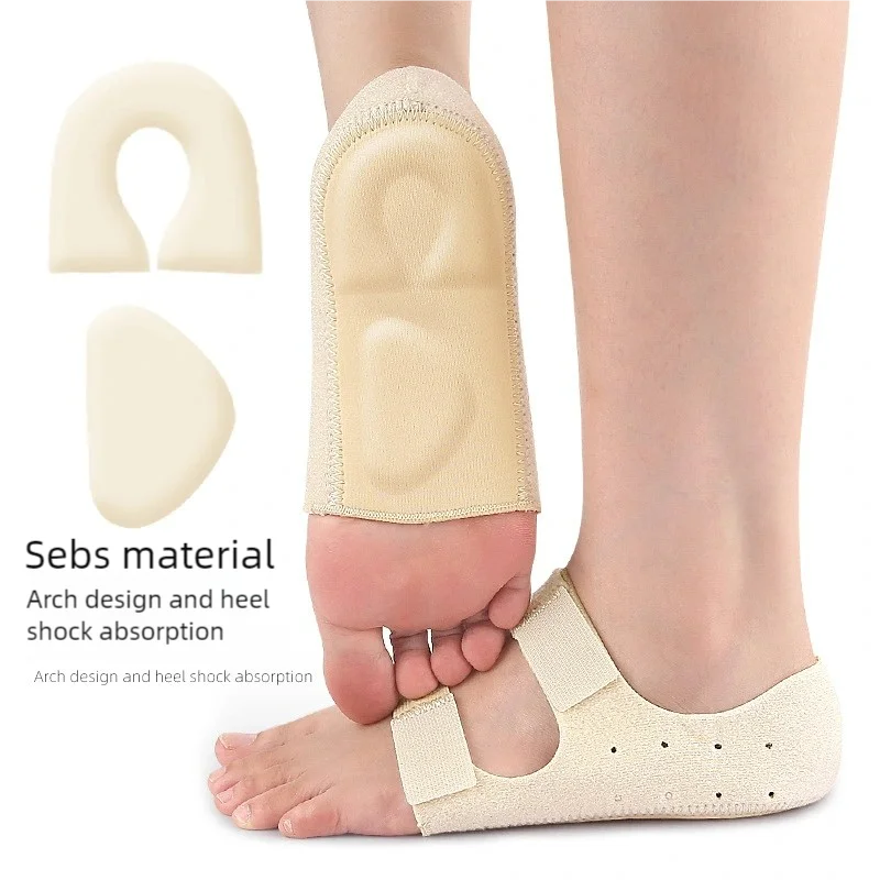 Foot Heel Protector Pads Socks Silicone Heel Cover Sock Cover Heel Warm Anti-Crack Protective Cover Foot Care Tool  Foot Pads