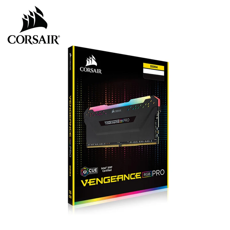 Corsair Vengeance RGB 16GB DDR4 Desktop Memory-Black - Computer & Office