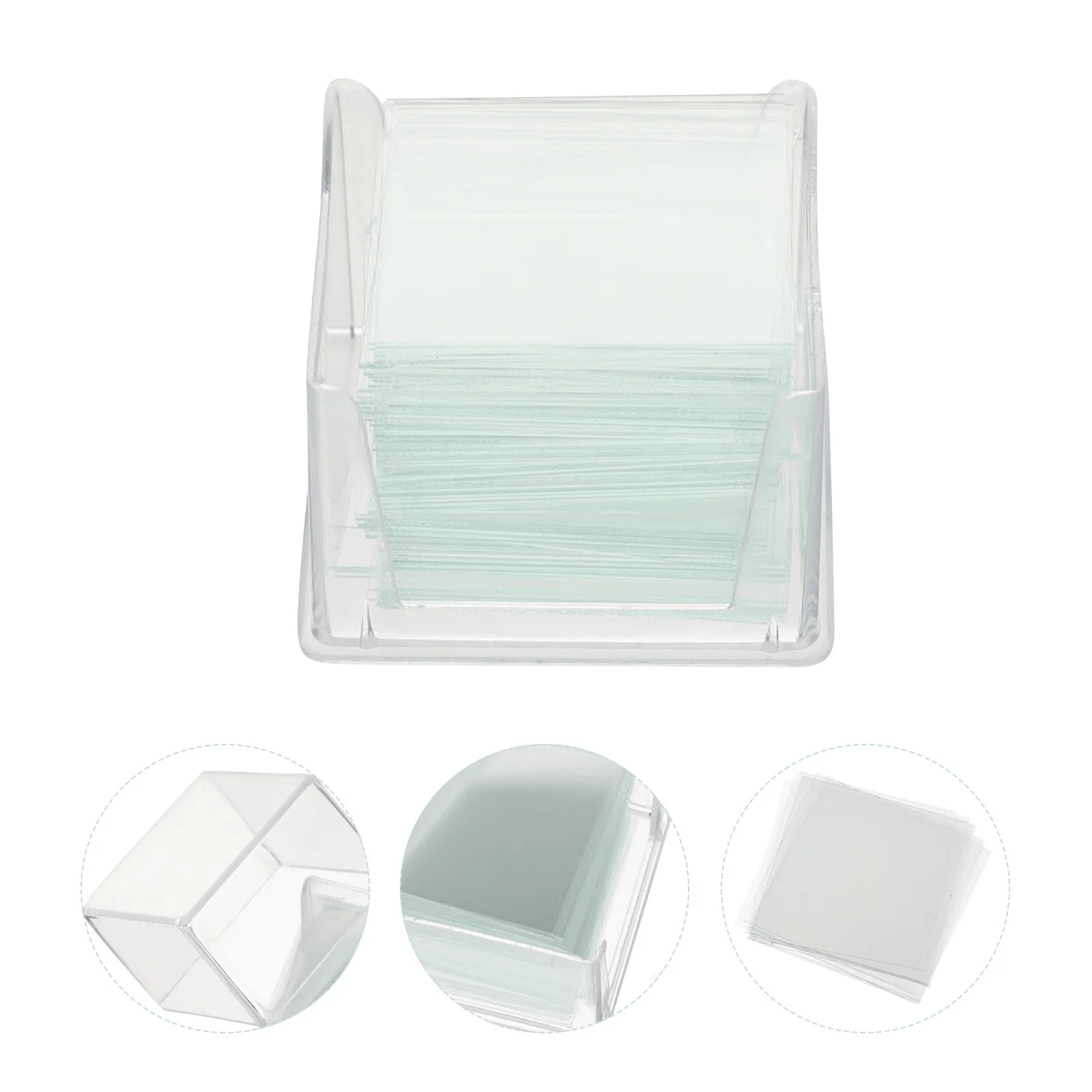 

1000 Pcs/10 Boxes Blank Microscope Square Cover Glass for Optical Microscope