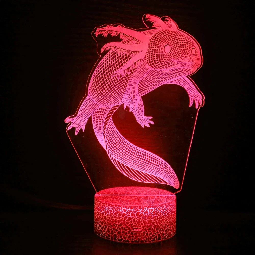 

Creative Fish 3D Lamp USB LED Night Light Remote Touch Switch 16 Colors Change Desk Lamp for Kids Bedroom Decor Gifts Toys Fish