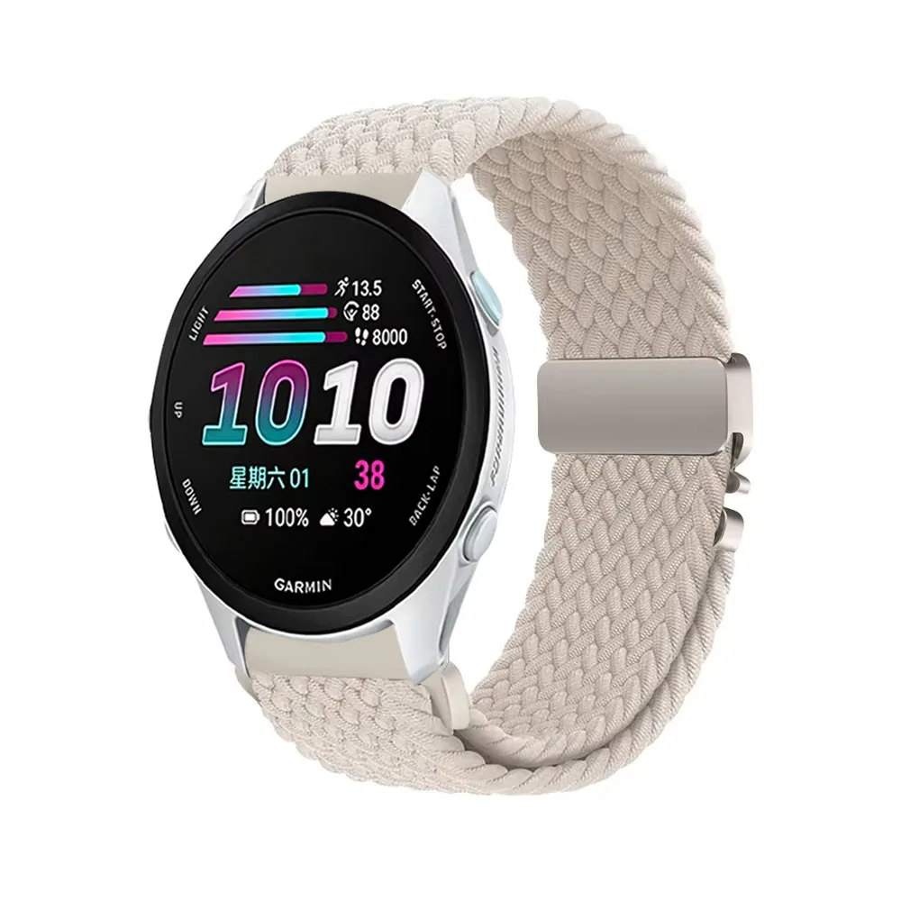 Nylon Parachute Buckle Adjustable Watchband, 20mm/22mm Strap